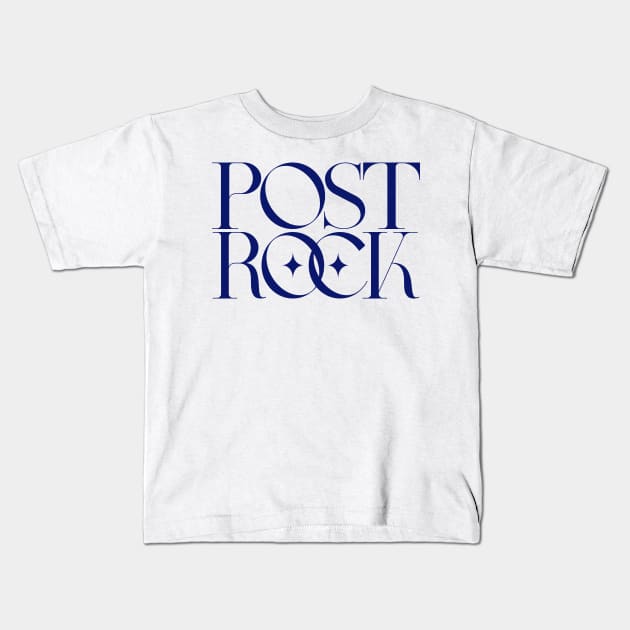 POST ROCK Kids T-Shirt by DankFutura